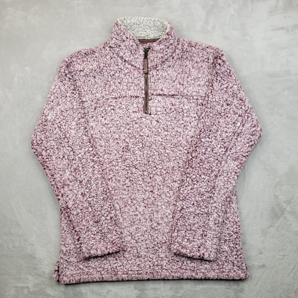 True Grit Sweatshirt Womens Small 1/4 Zip Sweater Sherpa‎ Fleece Comfort Outdoor